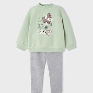 Mayoral Mint and Light Gray Kids Set.